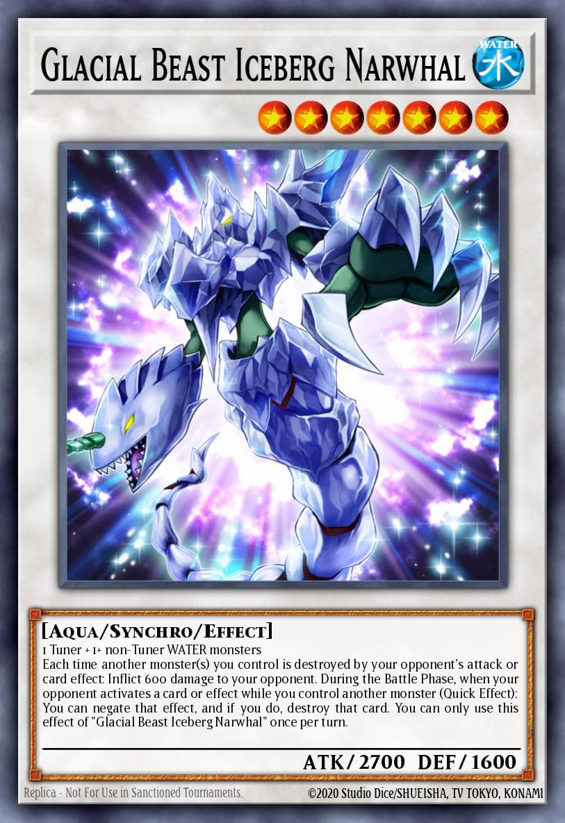 Glacial Beast Iceberg Narwhal Battles of Legend: Armageddon card
