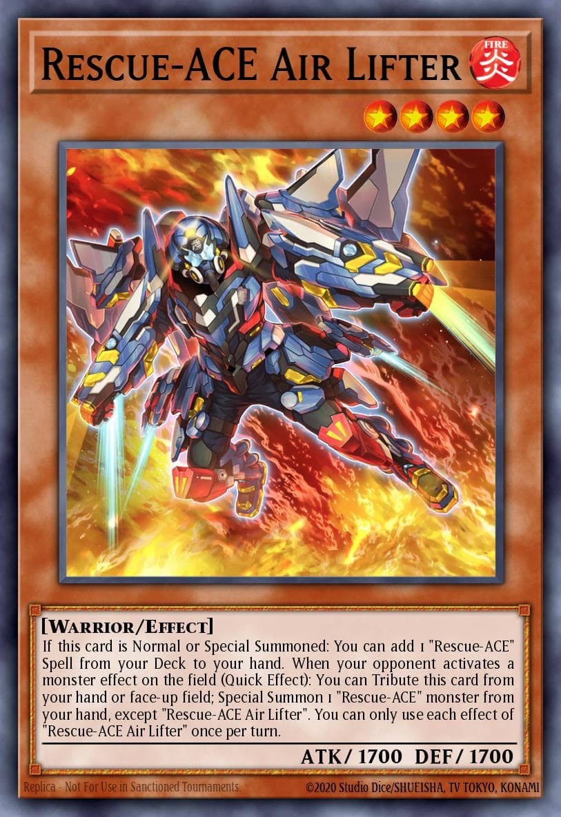 Rescue-ACE Air Lifter Amazing Defenders card