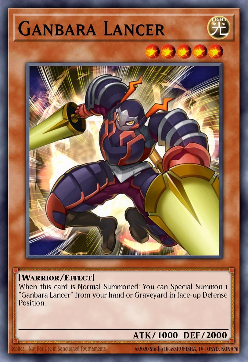 Ganbara Lancer Super Starter: V for Victory card