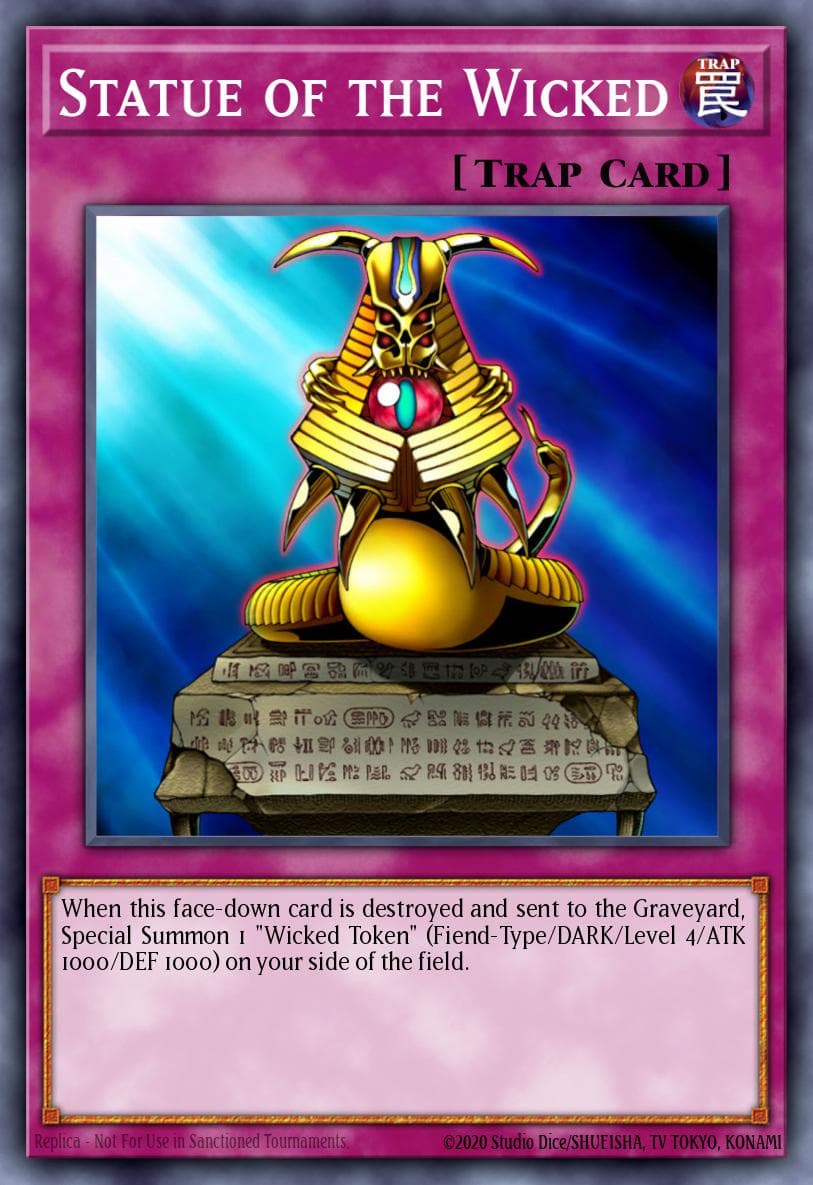 Statue of the Wicked Dark Beginning 2 card