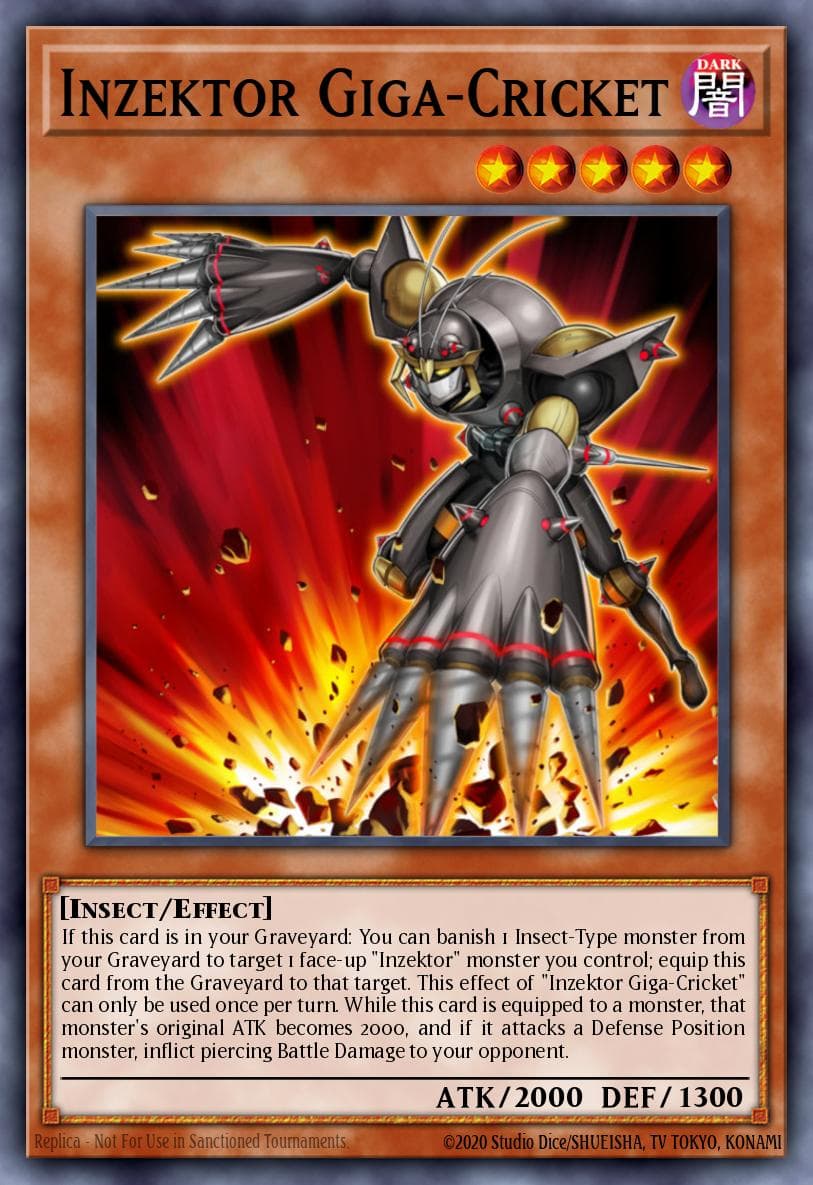 Inzektor Giga-Cricket 遊戲王 card