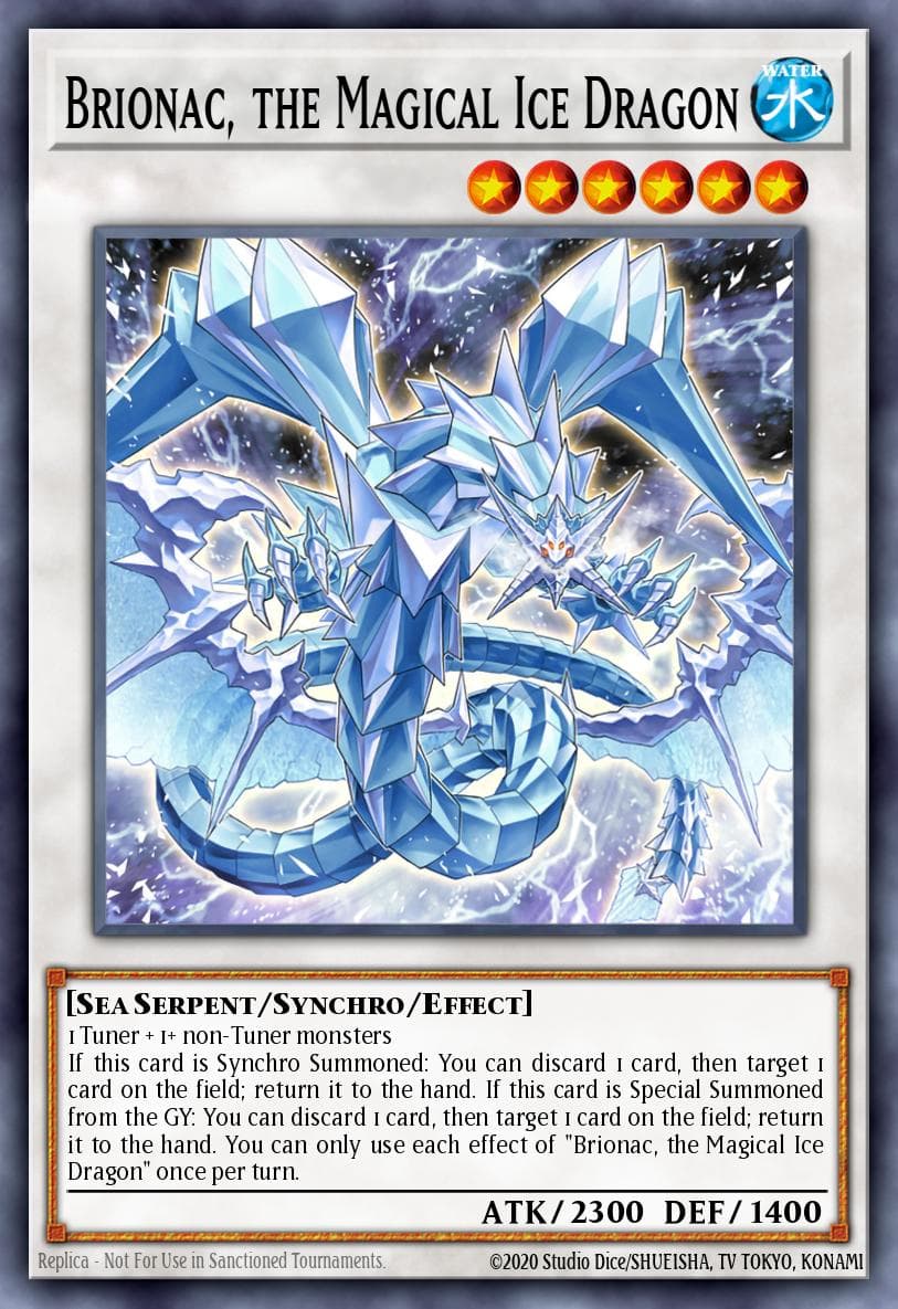 Brionac, the Magical Ice Dragon Battles of Legend: Terminal Revenge card