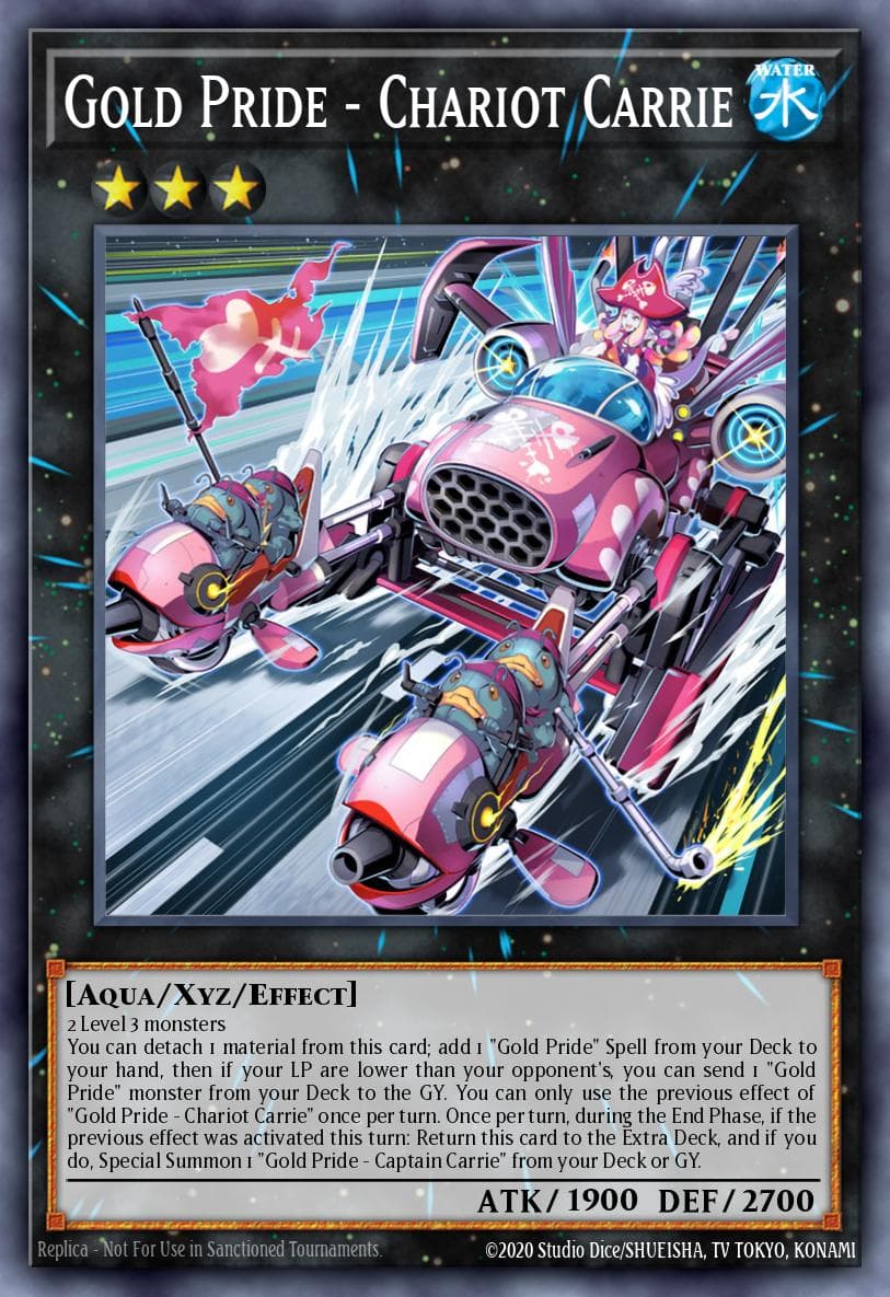 Gold Pride - Chariot Carrie Cyberstorm Access card