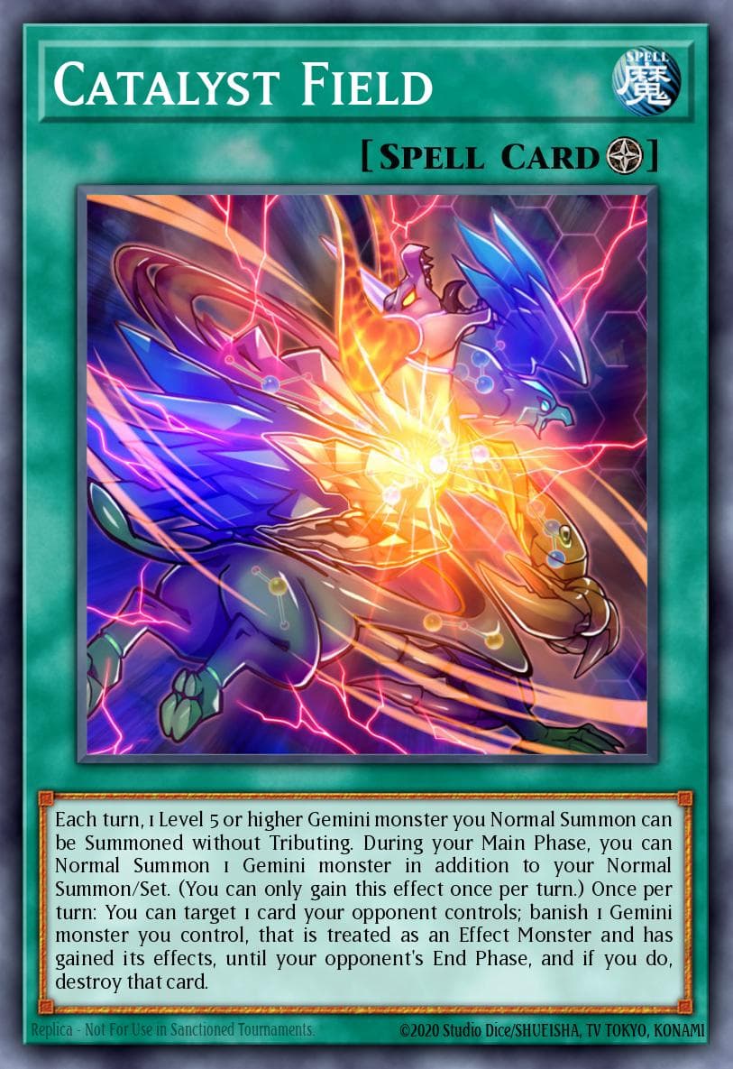Catalyst Field 游戏王 card