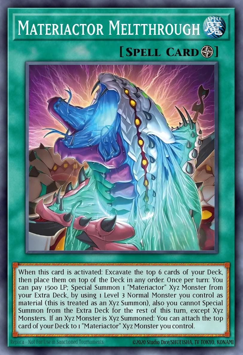Materiactor Meltthrough Alliance Insight card