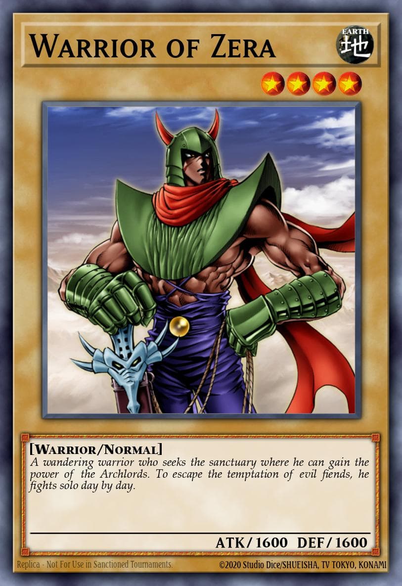 Warrior of Zera Ancient Sanctuary card