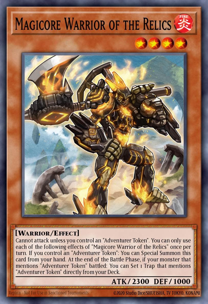 Magicore Warrior of the Relics The Grand Creators card