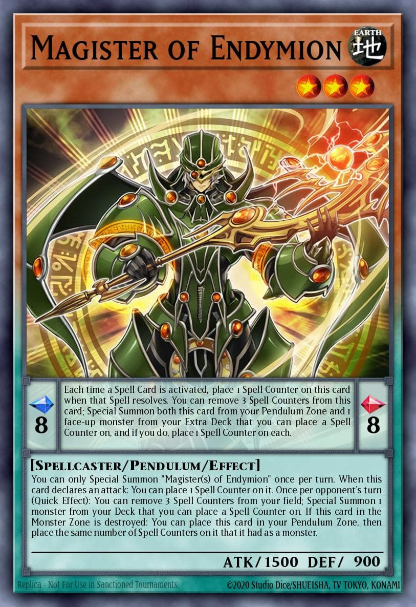Magister of Endymion Structure Deck: Order of the Spellcasters card