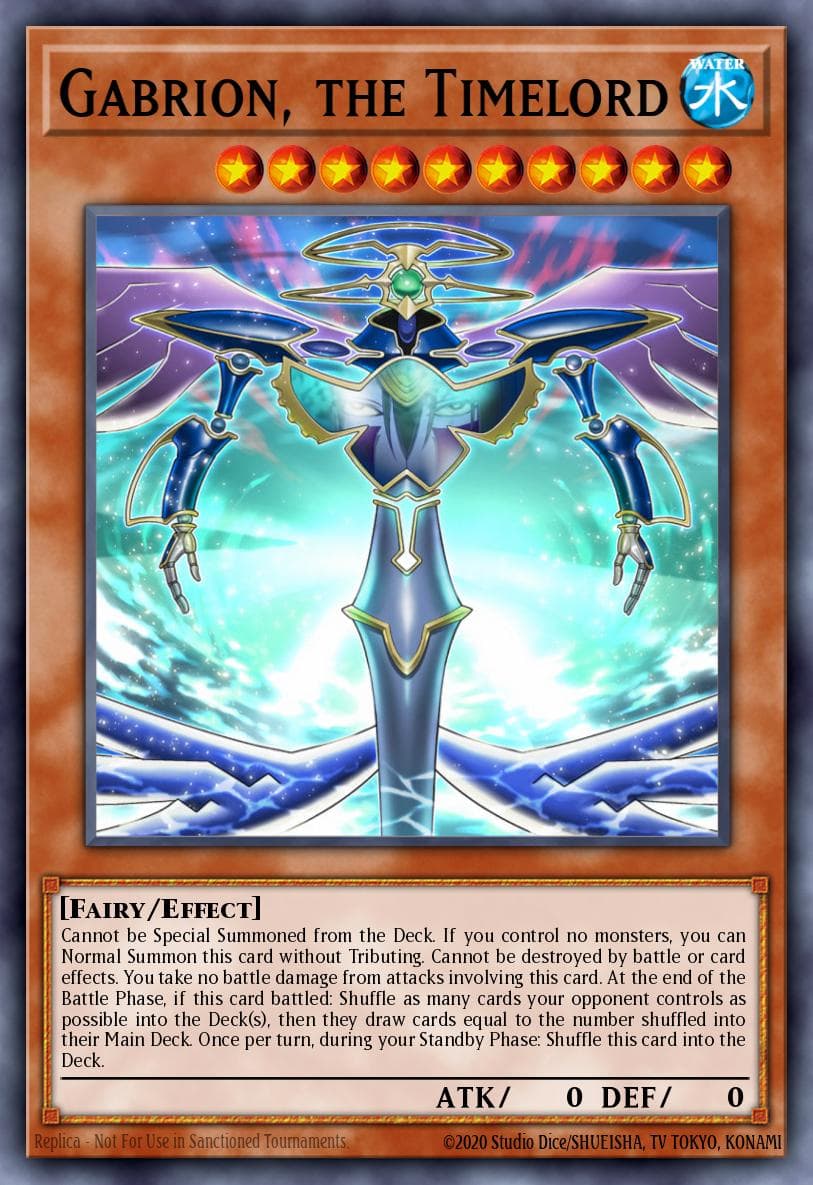 Gabrion, the Timelord Battles of Legend: Relentless Revenge card