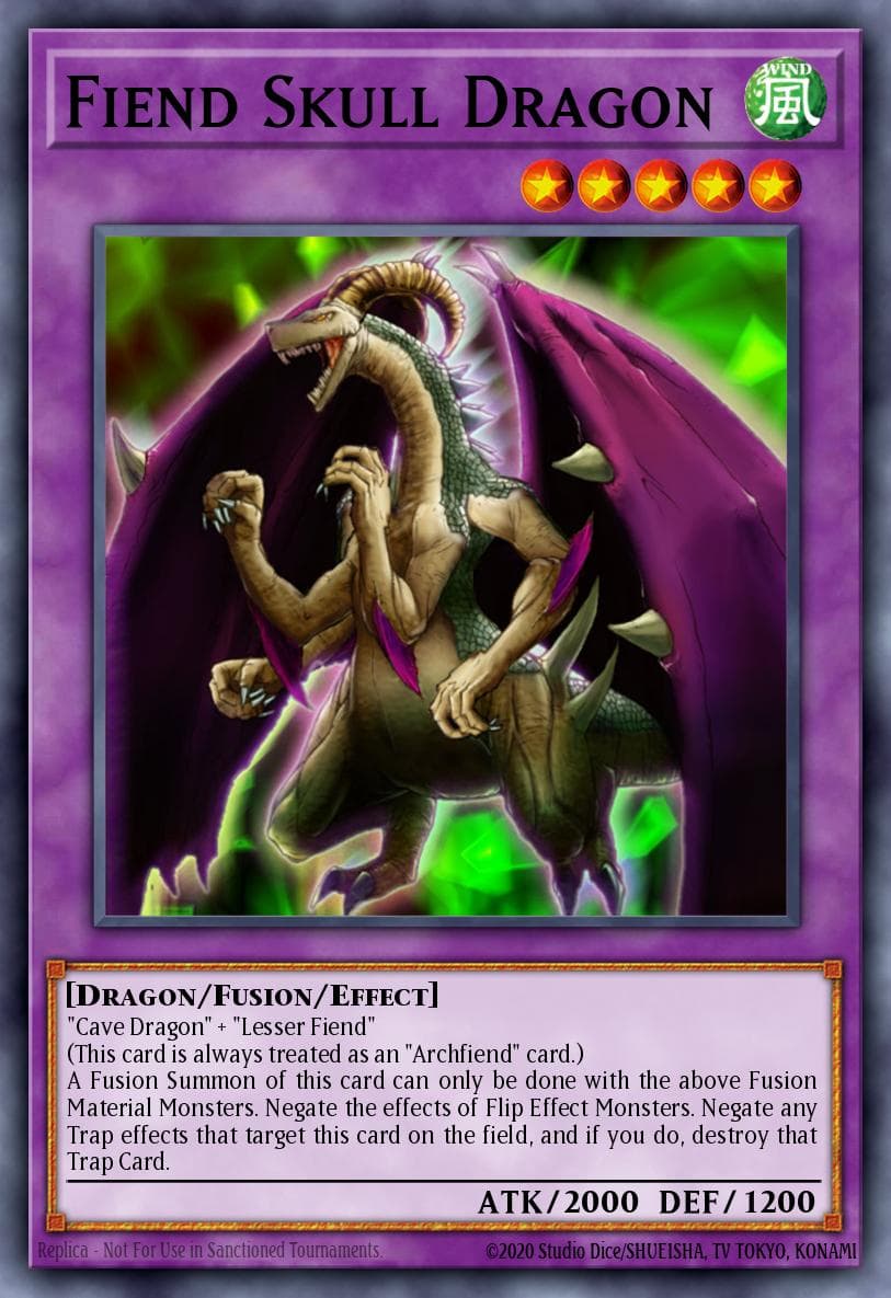 Fiend Skull Dragon Dark Beginning 2 card
