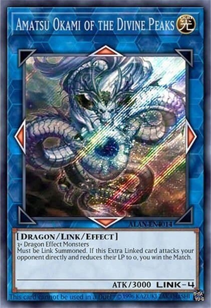 Amatsu-Okami of the Divine Peaks Yu-Gi-Oh! World Championship 2018 prize cards card
