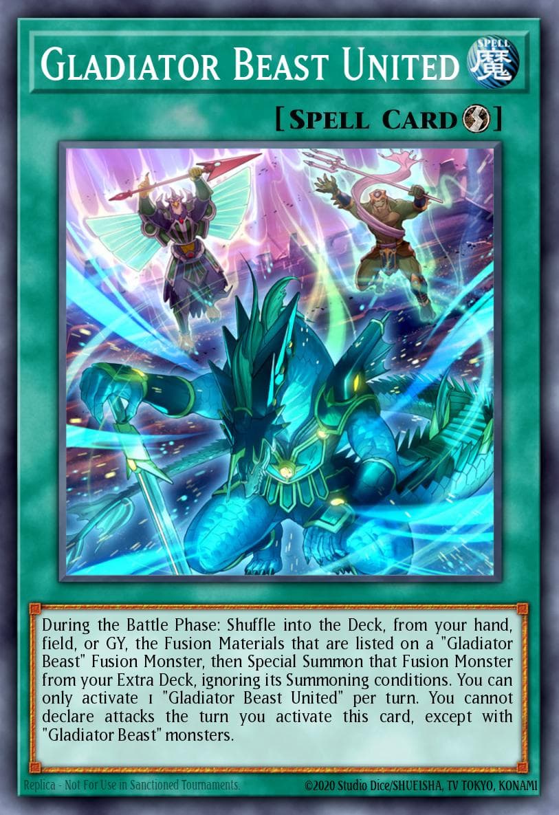Gladiator Beast United 2020 Tin of Lost Memories Mega Pack card