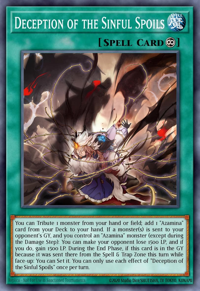 Deception of the Sinful Spoils Rage of the Abyss card
