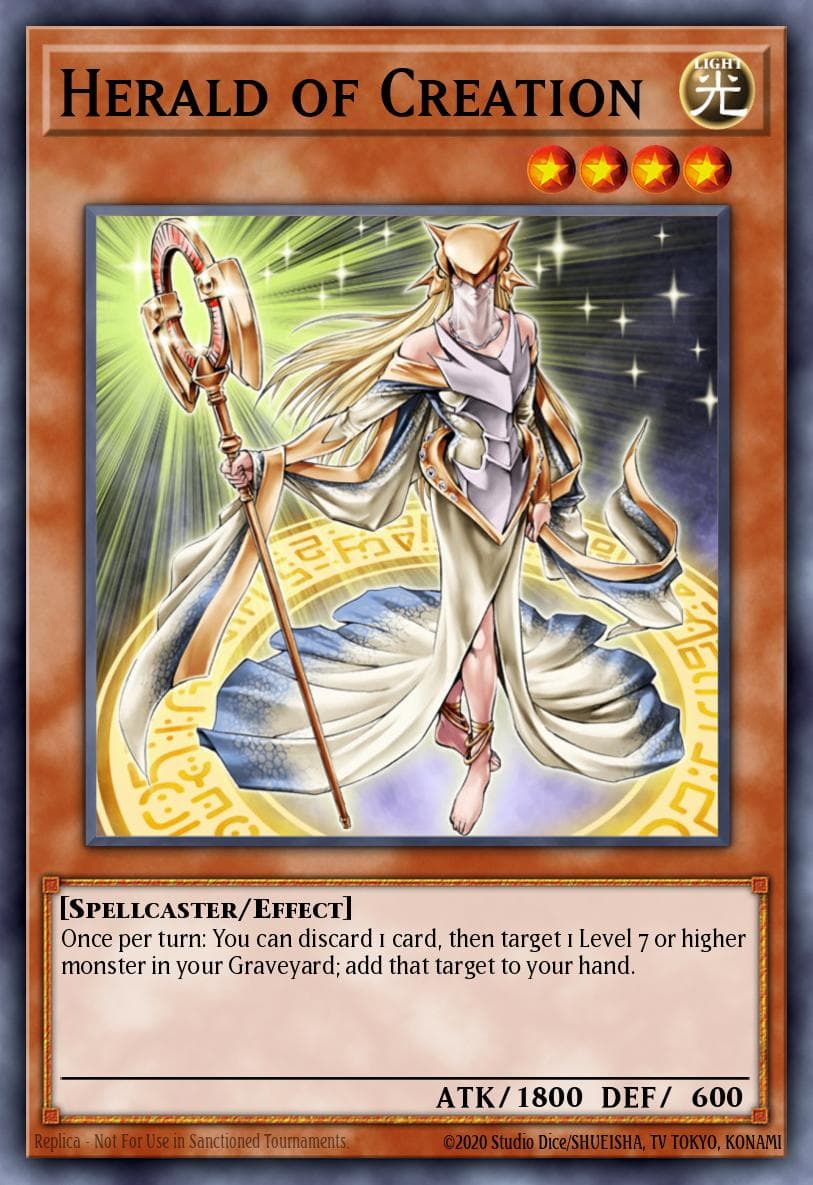 Herald of Creation Rise of the True Dragons Structure Deck card