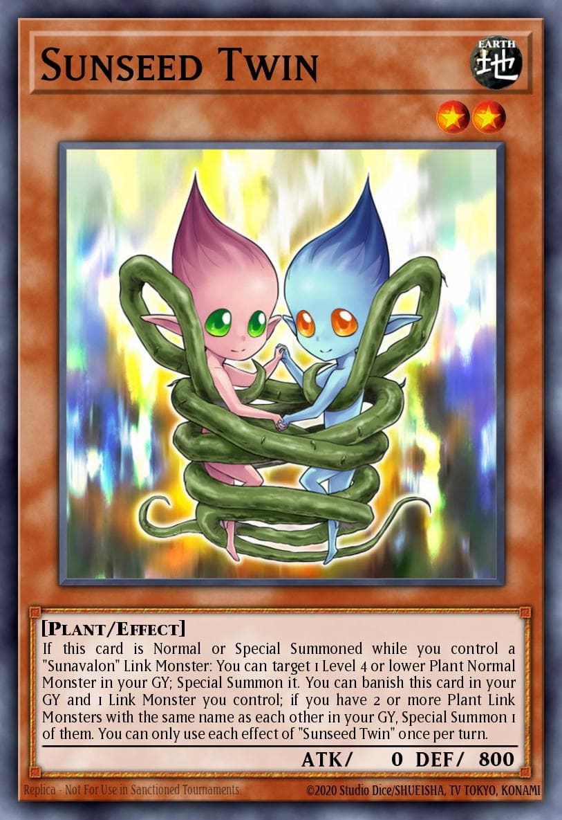 Sunseed Twin Ghosts From the Past card