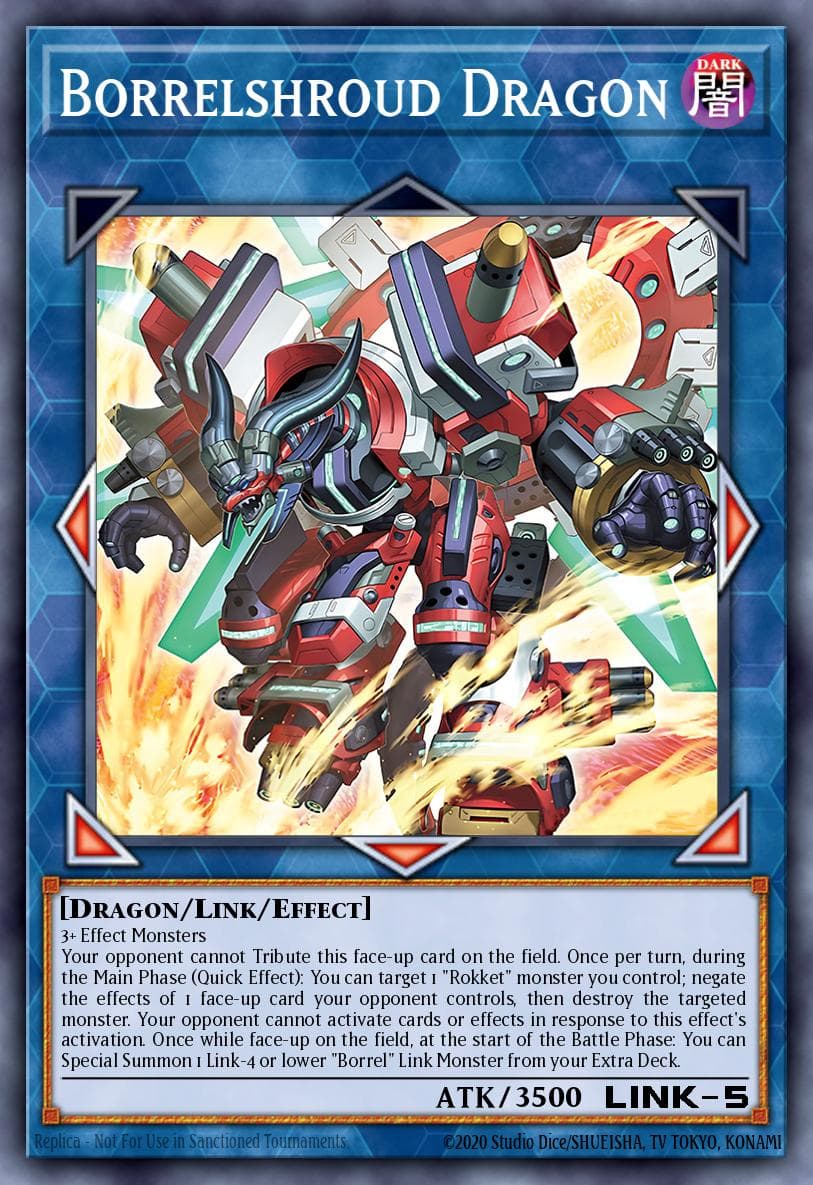 Borrelshroud Dragon Burst Protocol card