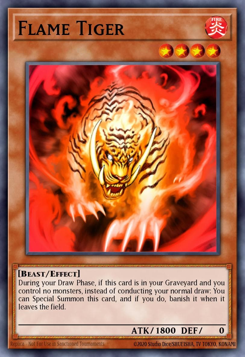 Flame Tiger Battle Pack 3: Monster League card