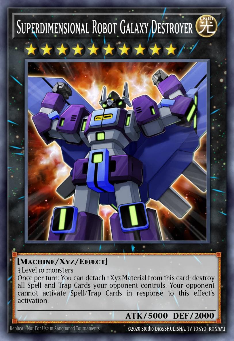 Superdimensional Robot Galaxy Destroyer Crossover Breakers card