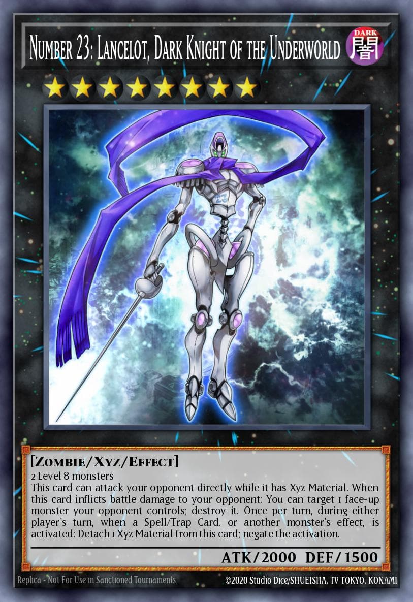 Number 23: Lancelot, Dark Knight of the Underworld Breakers of Shadow: Special Edition card