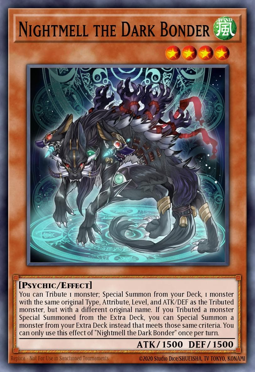 Nightmell the Dark Bonder Power of the Elements card