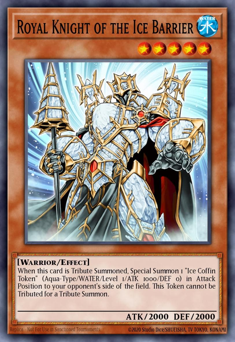 Royal Knight of the Ice Barrier Duel Terminal 1 card