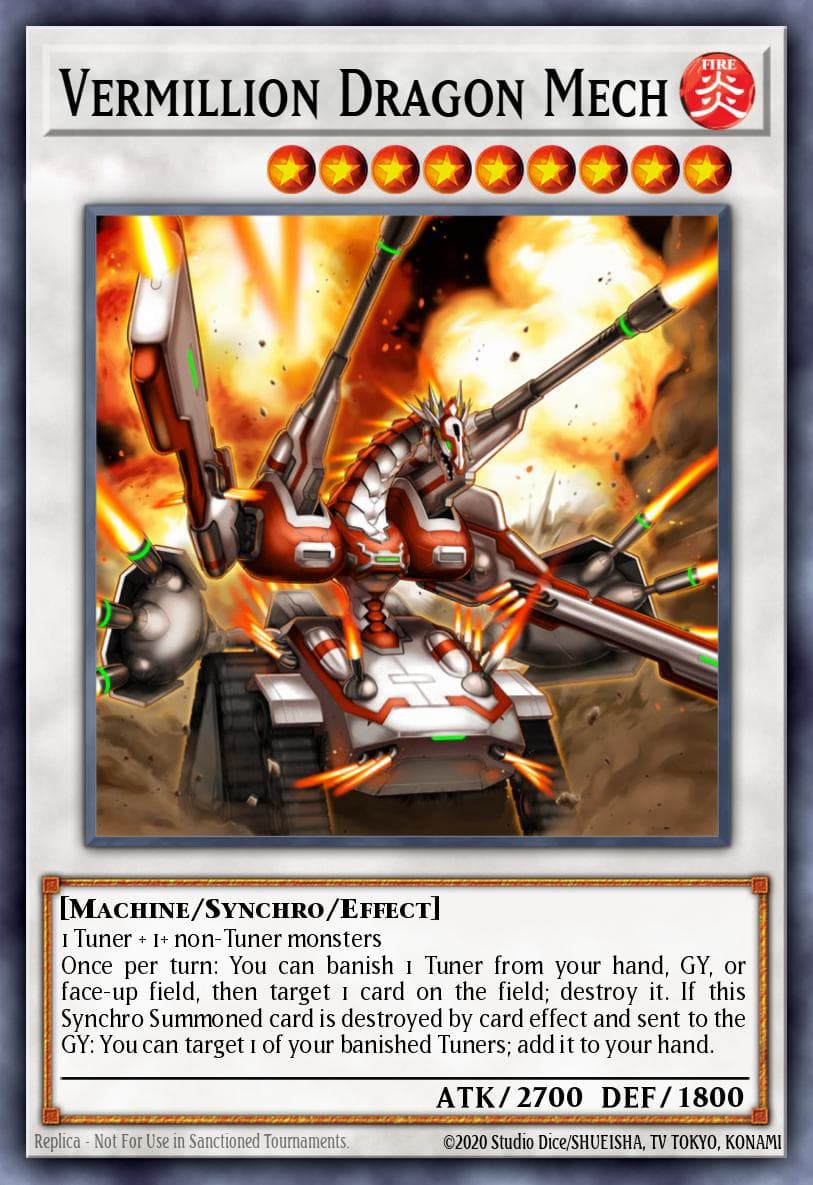 Vermillion Dragon Mech Duel Devastator card