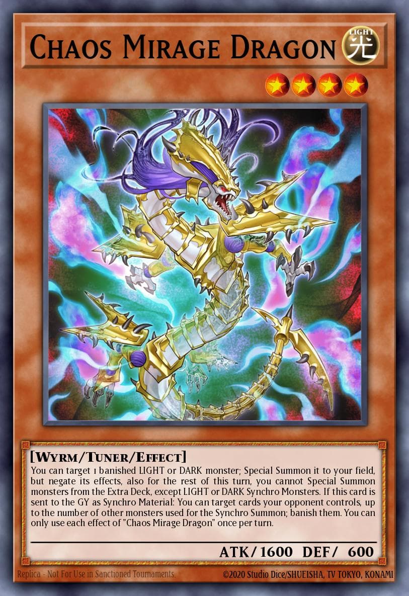 Chaos Mirage Dragon 25th Anniversary Tin: Dueling Mirrors card