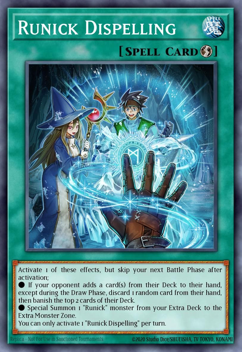 Runick Dispelling OTS Tournament Pack 22 card