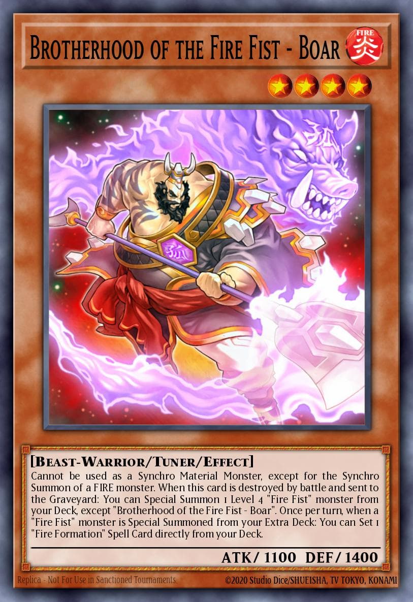 Brotherhood of the Fire Fist - Boar 2014 Mega-Tin Mega Pack card