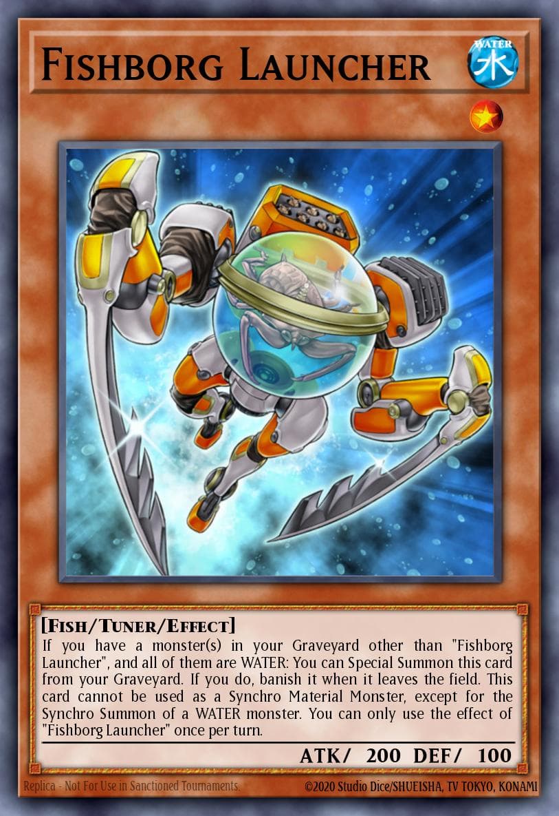 Fishborg Launcher Structure Deck: Freezing Chains card