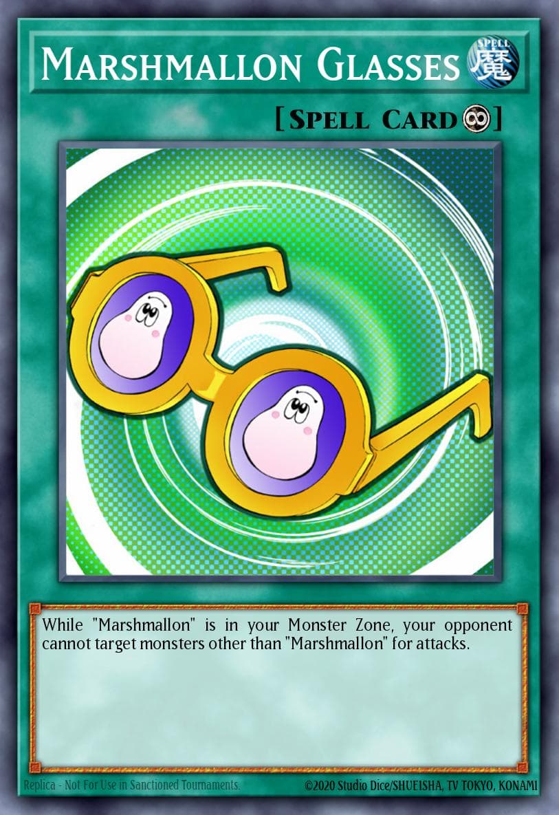 Marshmallon Glasses Premium Pack (TCG) card