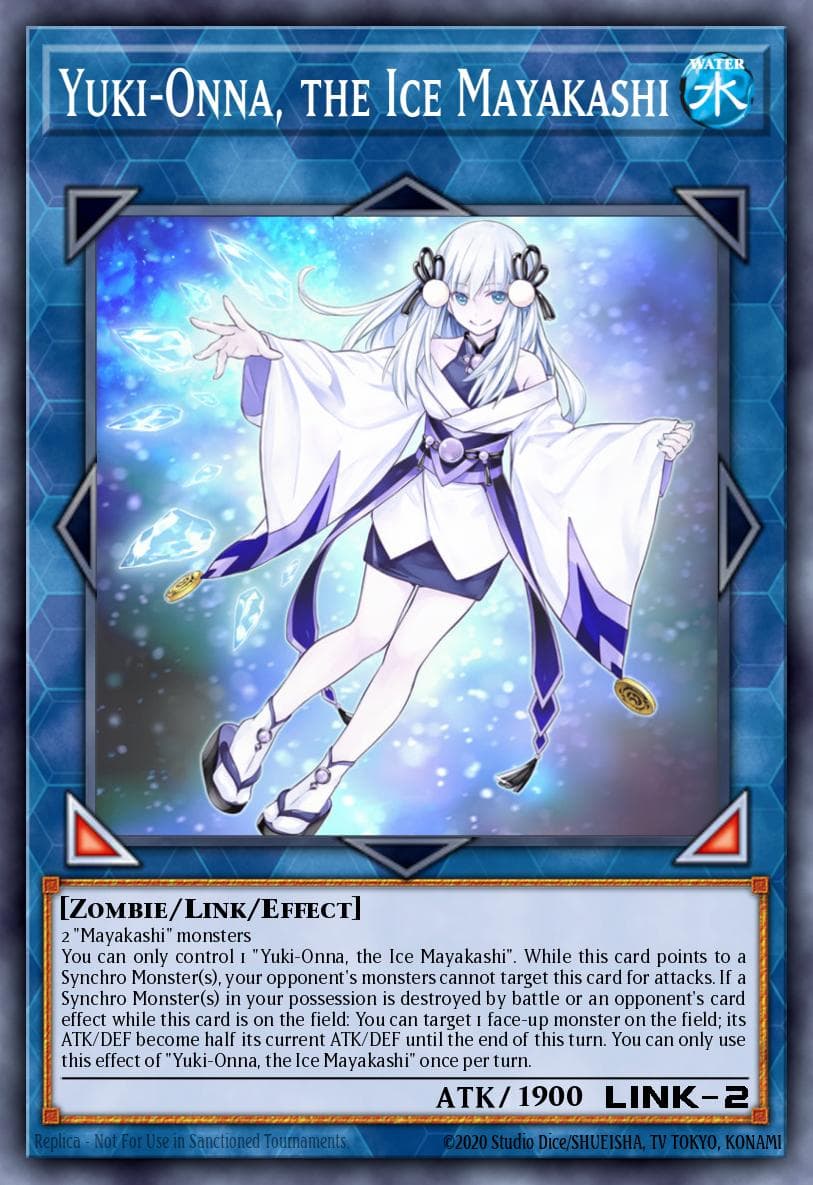 Yuki-Onna, the Ice Mayakashi Hidden Summoners card