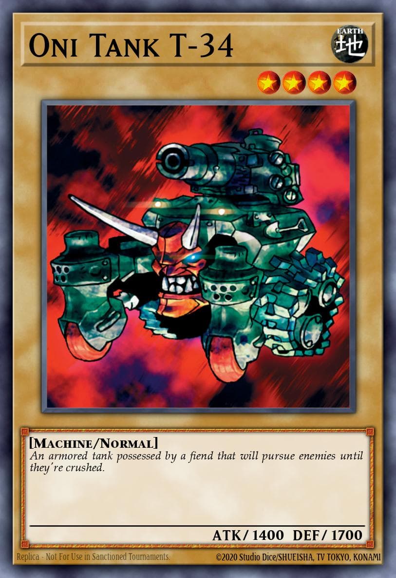 Oni Tank T-34 Pharaoh's Servant card