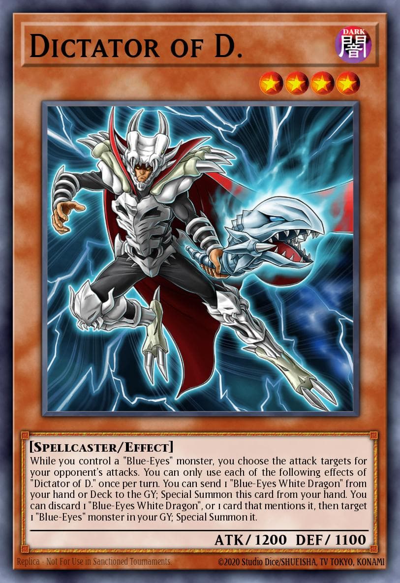 Dictator of D. Structure Deck: Blue-Eyes White Destiny card