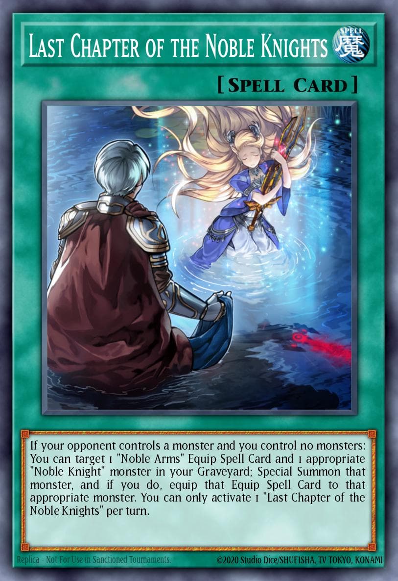 Last Chapter of the Noble Knights Noble Knights of the Round Table Power-Up Pack card