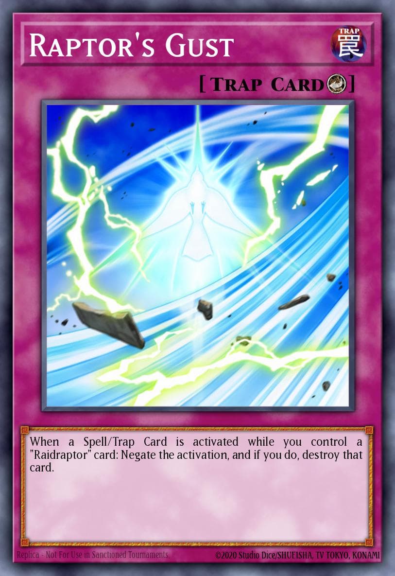 Raptor's Gust Clash of Rebellions: Special Edition card