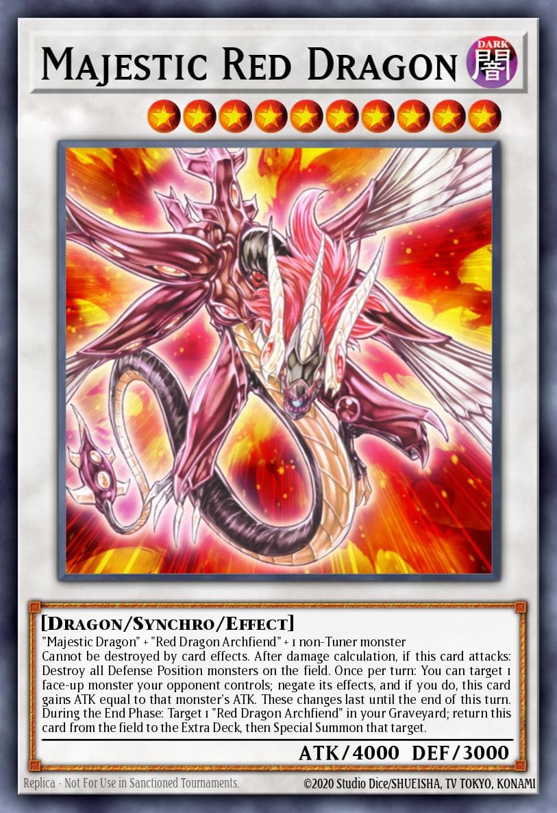 Majestic Red Dragon Collectible Tins 2010 Wave 2 card