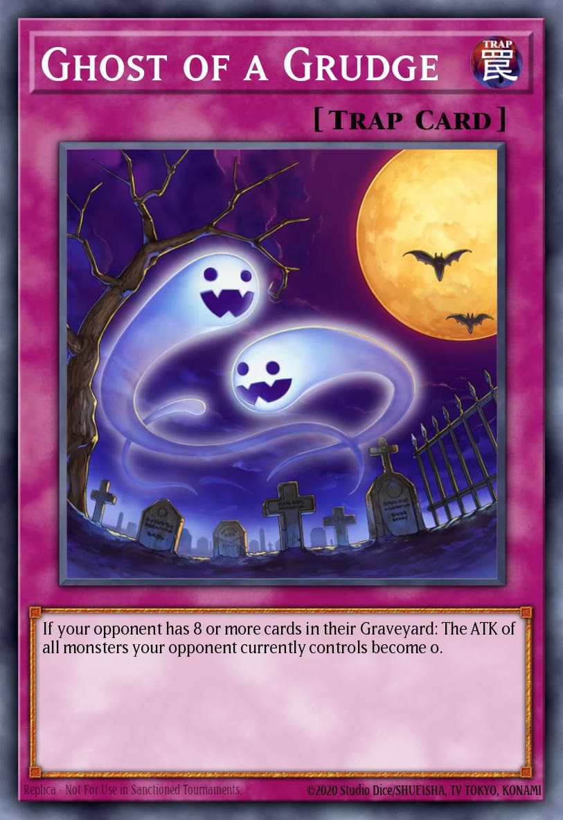 Ghost of a Grudge Premium Gold card