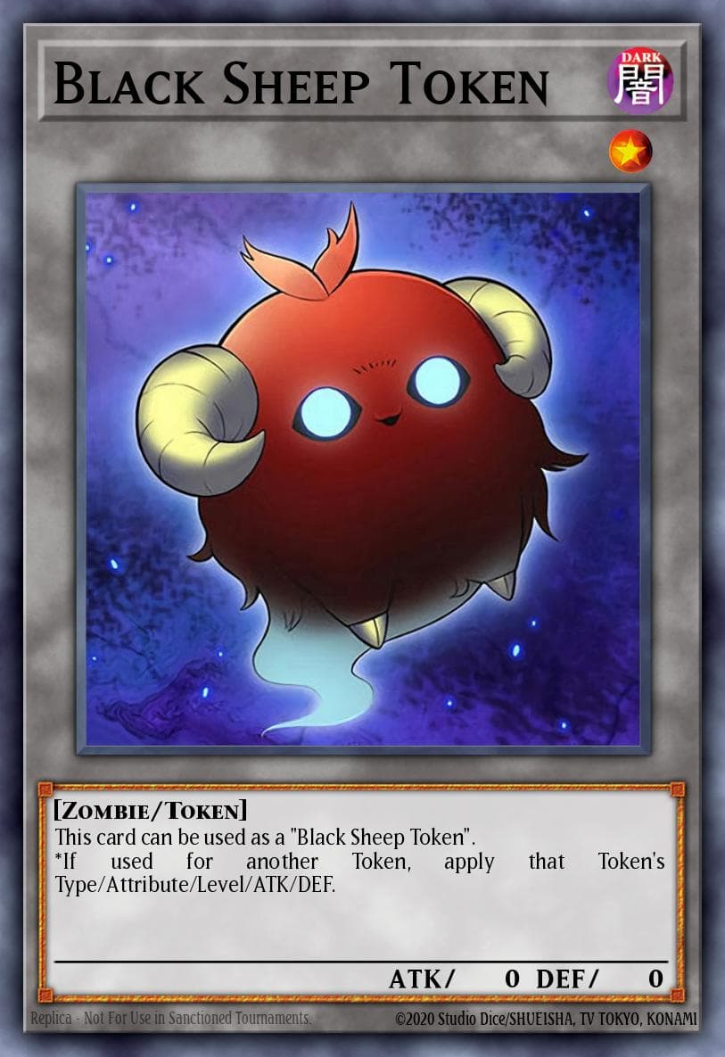 黑羊衍生物 遊戲王 card