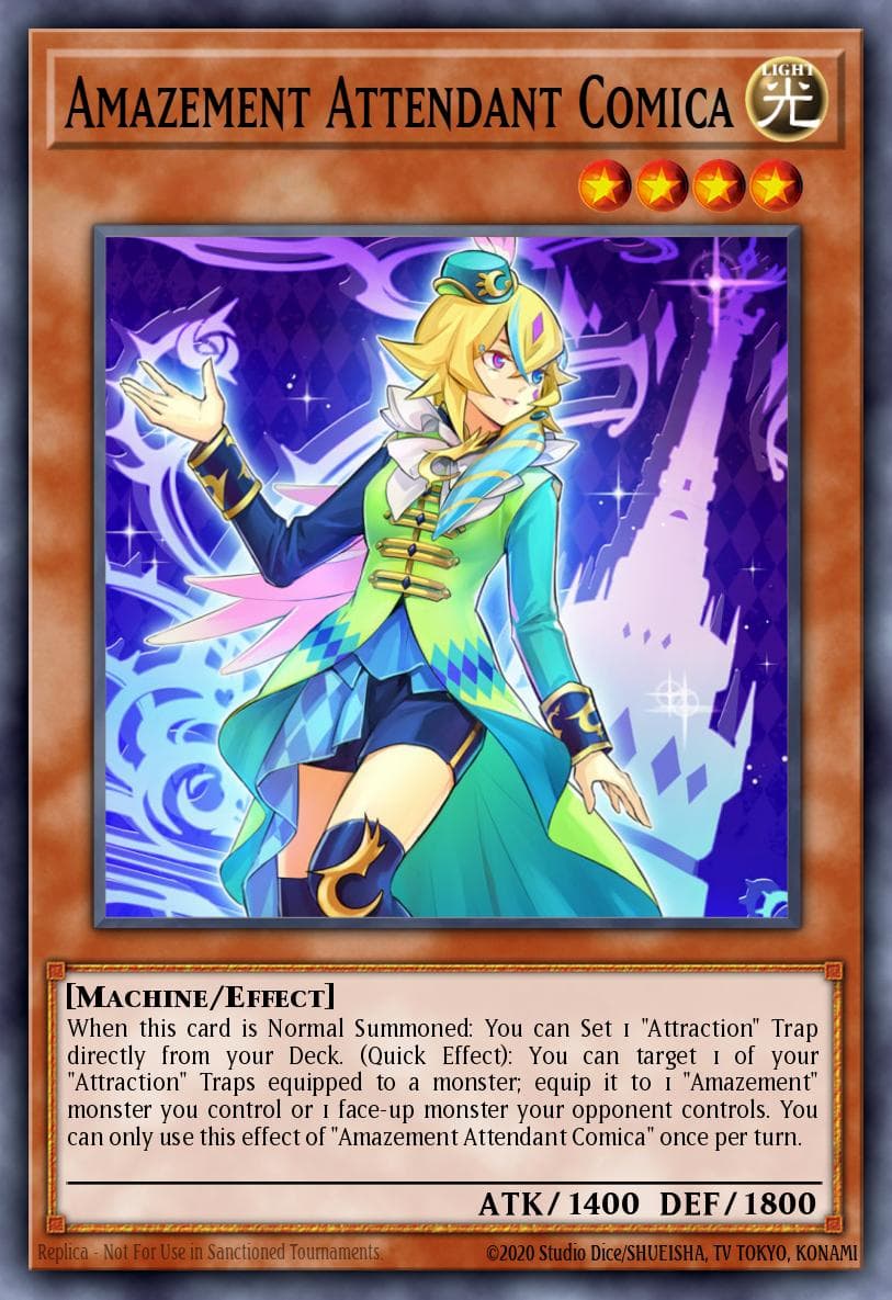 Amazement Attendant Comica Lightning Overdrive Premiere! promotional card card