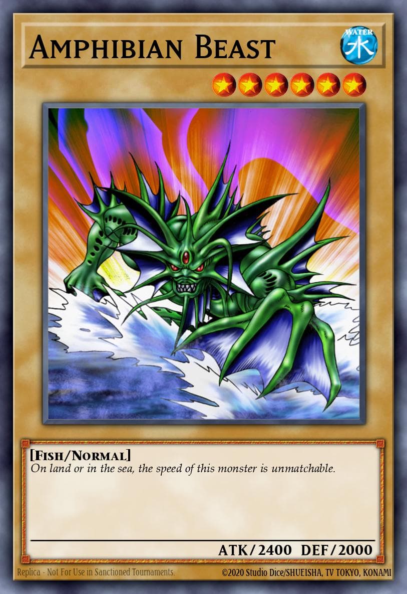 Amphibian Beast Labyrinth of Nightmare card