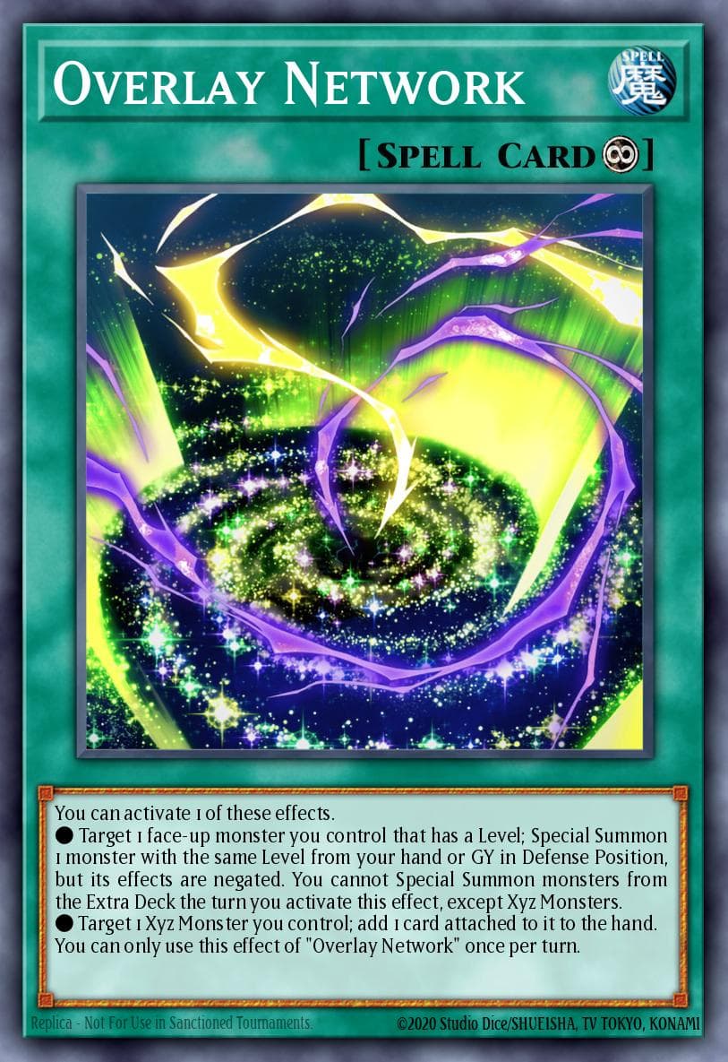 Overlay Network Maze of Memories card