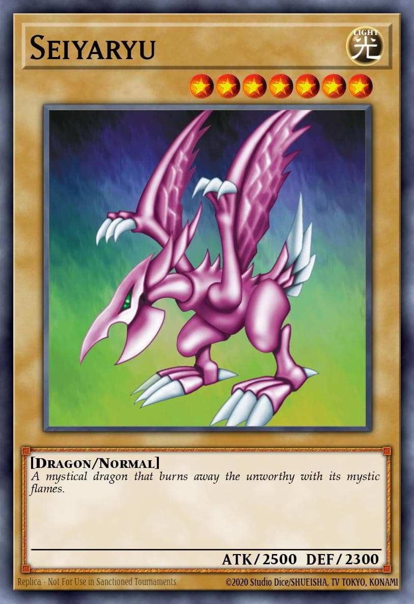 Seiyaryu Yu-Gi-Oh! Dark Duel Stories promotional cards card