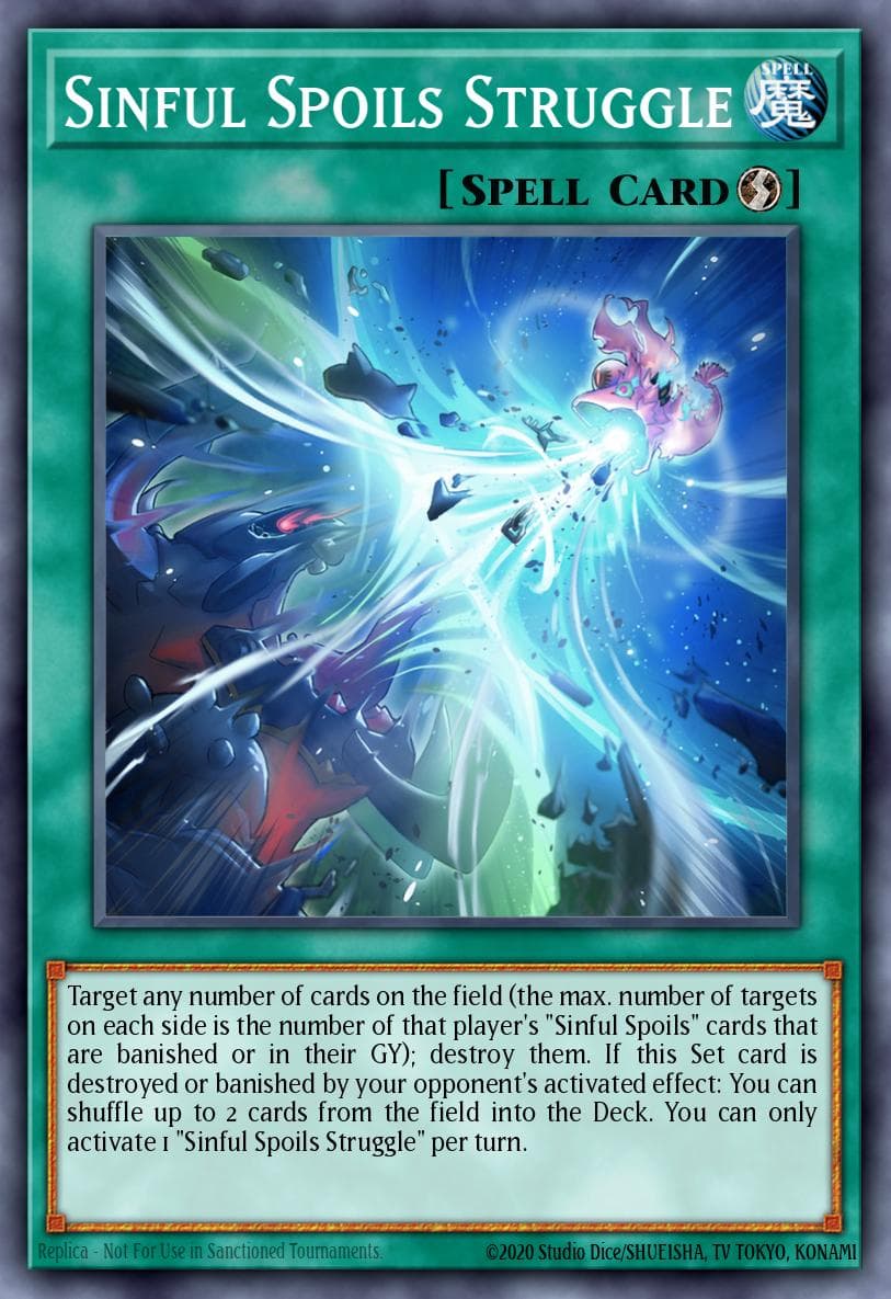 Sinful Spoils Struggle Legacy of Destruction card