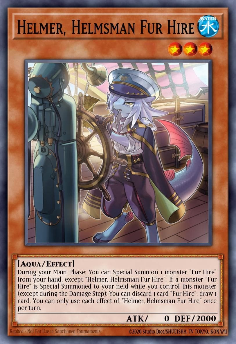 Helmer, Helmsman Fur Hire Dark Saviors card
