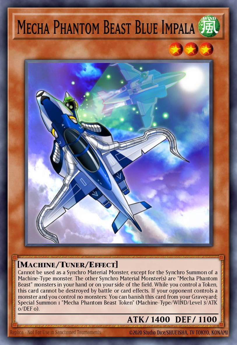 Mecha Phantom Beast Blue Impala 2014 Mega-Tin Mega Pack card