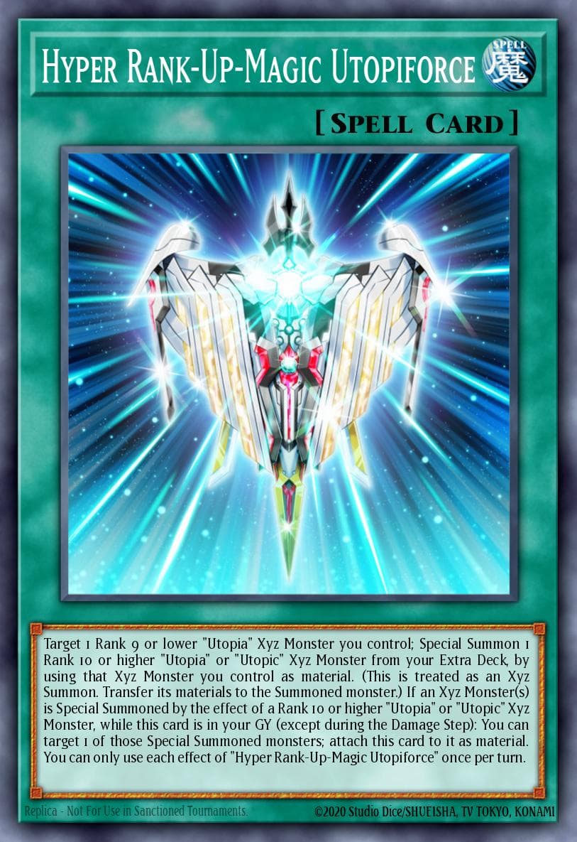 Hyper Rank-Up-Magic Utopiforce Brothers of Legend card