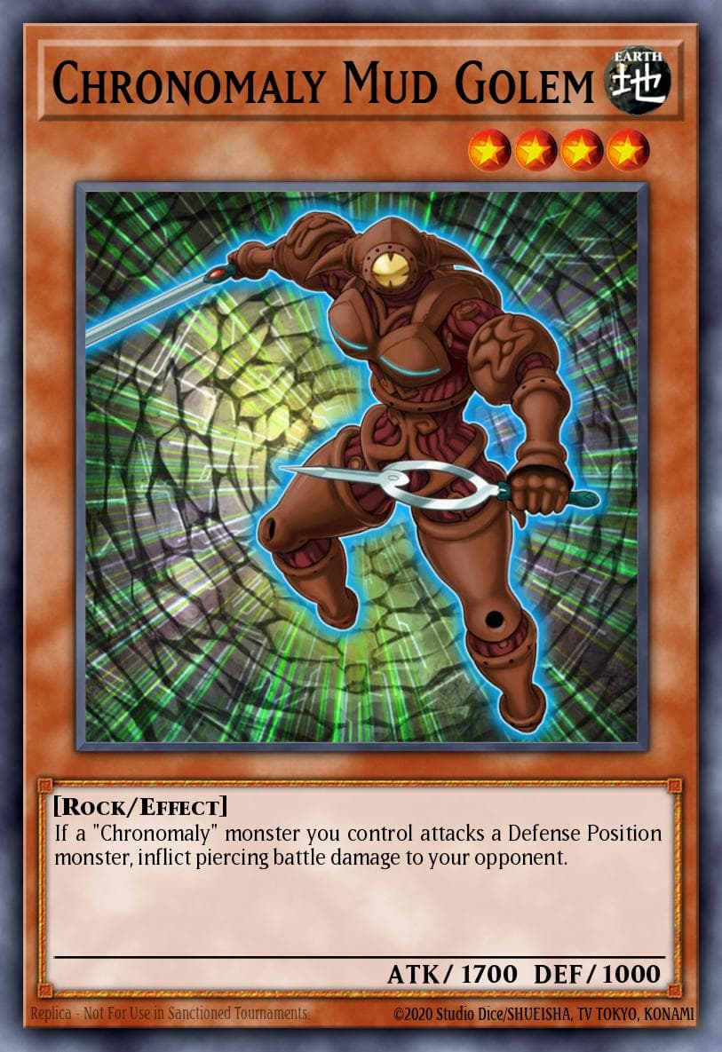 Chronomaly Mud Golem Number Hunters card