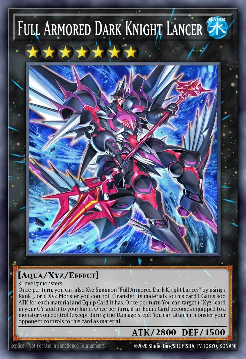 Full Armored Dark Knight Lancer 25th Anniversary Tin: Dueling Mirrors card