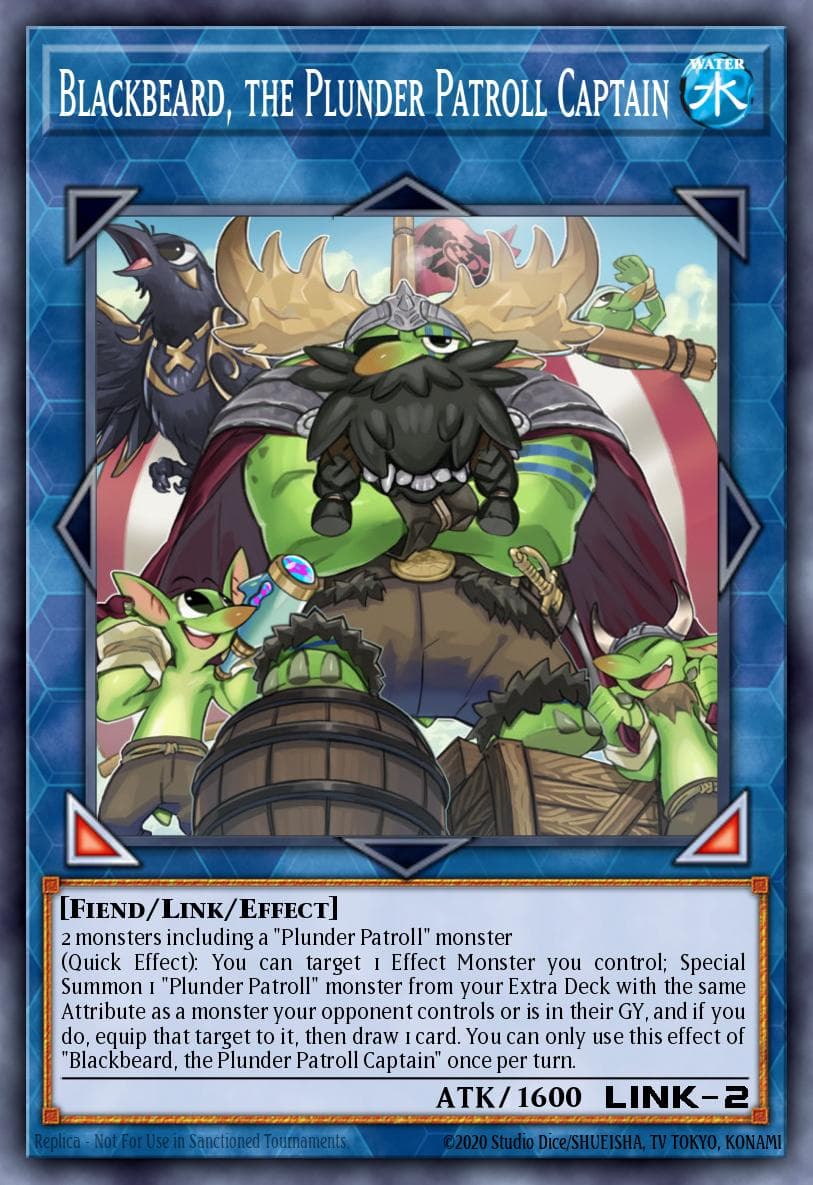 Blackbeard, the Plunder Patroll Captain Ignition Assault Special Edition card